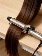 HOZNER Electric Crimping Iron: Salon-Grade Hair Crimper for Wavy & Textured Styles